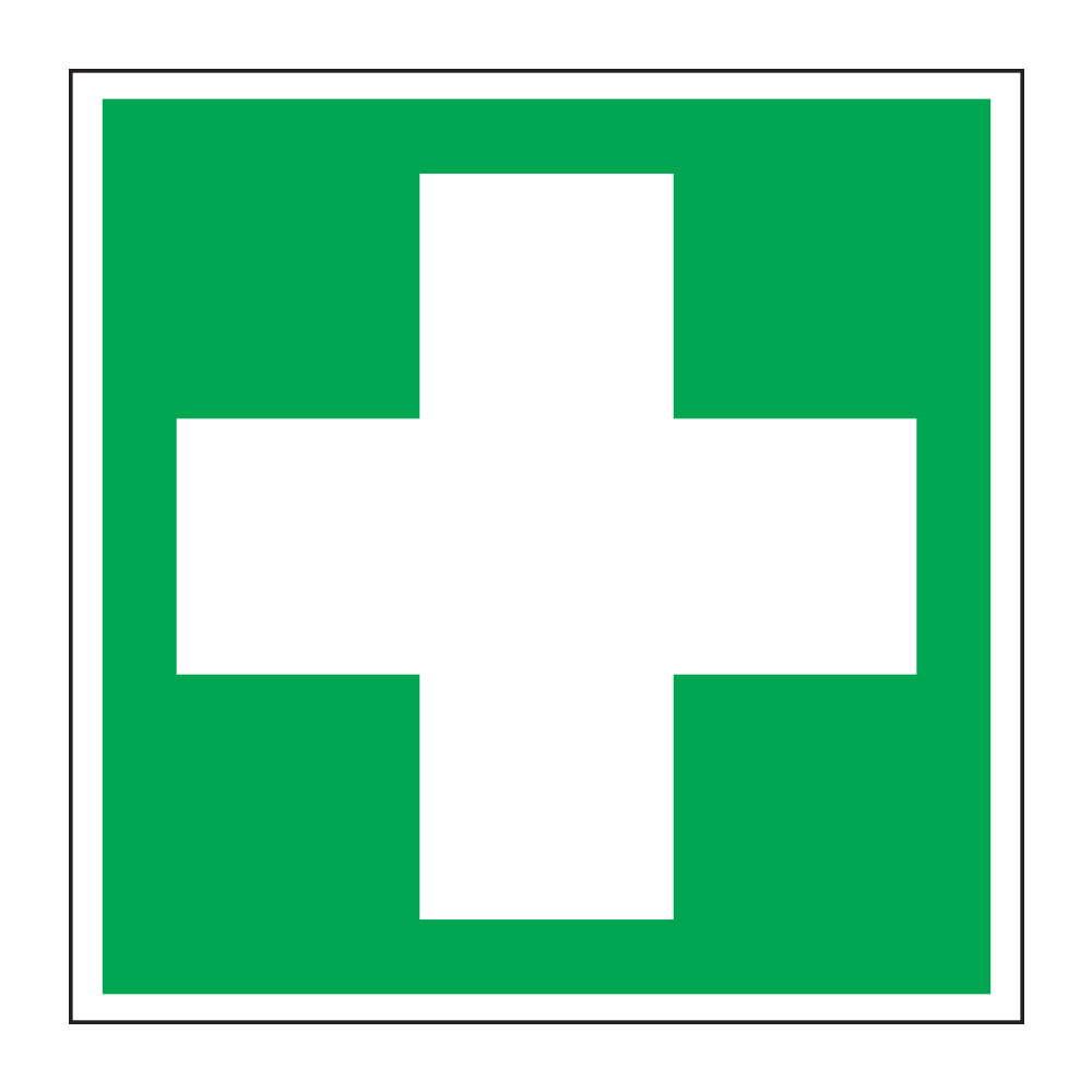 Aufkleber Symbol "Erste-Hilfe"