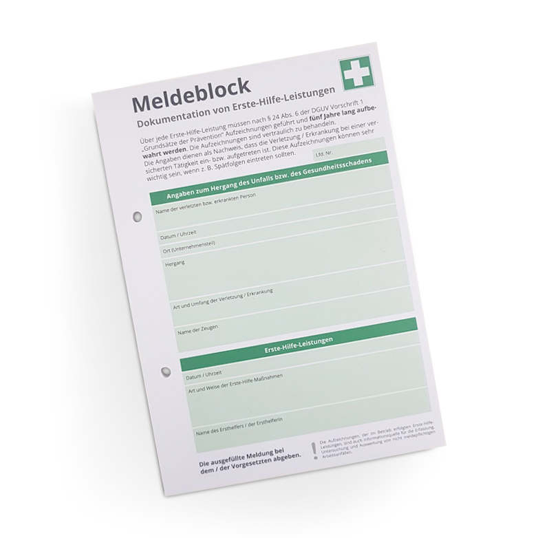 Verbandbuchblock A5